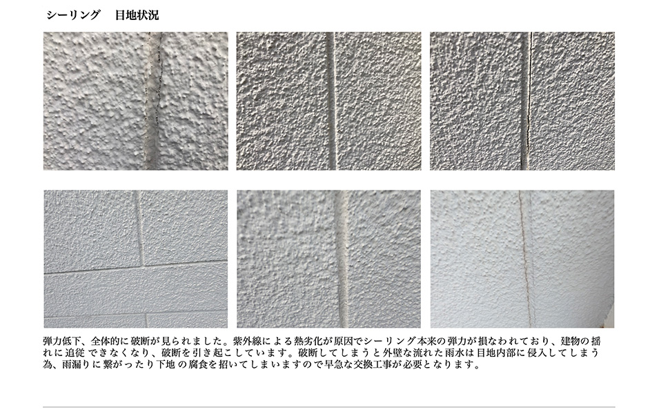 リフォーム前調査報告資料 4（資料の一部抜粋）